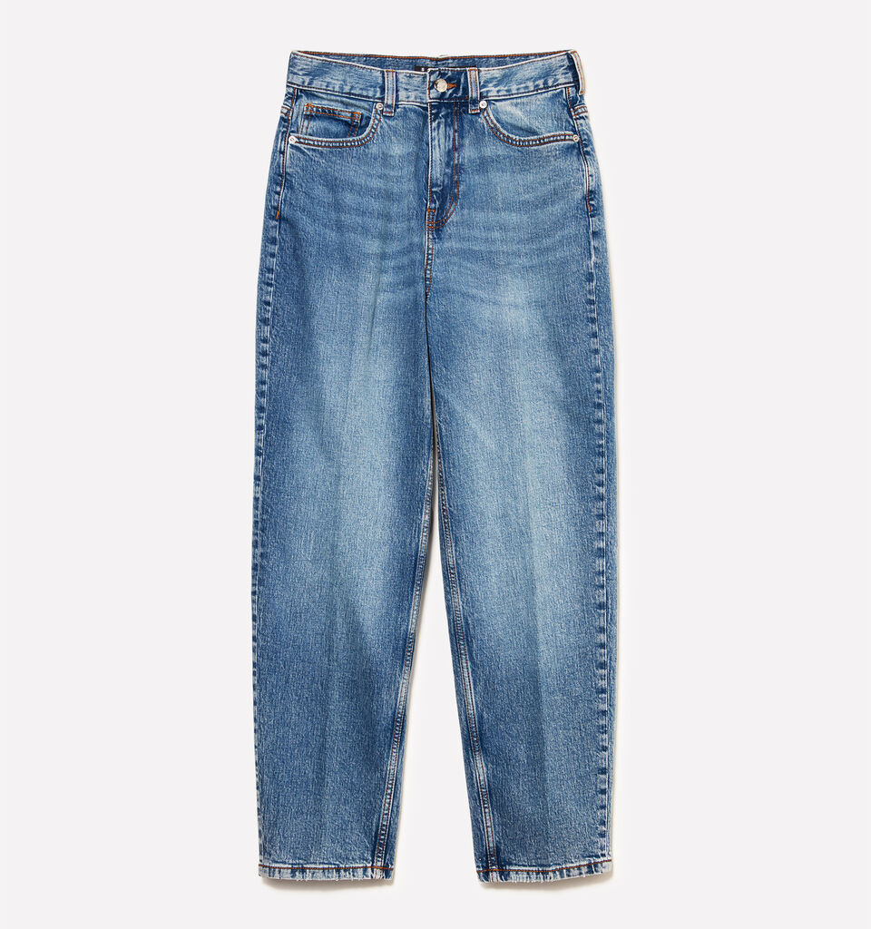 Bluejeans im Mom-Fit-Stil 69 - mom fit und boyfriend jeans für damen - Blau | Sisley image number 5